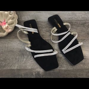 Fashion Nova Rhinestone Sandals